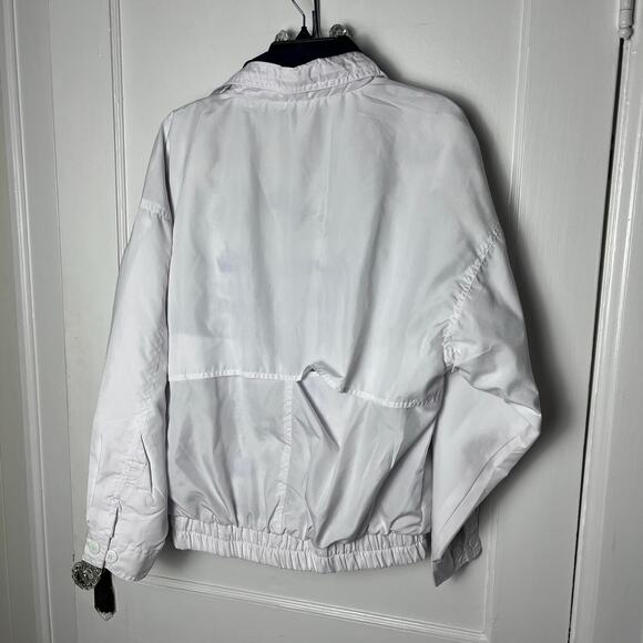 Vintage 90s Bermuda Sports White Windbreaker Jacket Size Unisex Small Nautical - Picture 11 of 12